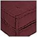 Pouf Modulare Marrone Rossiccio 70x70x36 in Tessuto - Foto miniatura 2