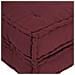 Pouf Modulare Marrone Rossiccio 70x70x36 in Tessuto - Foto miniatura 5