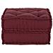 Pouf Modulare Marrone Rossiccio 70x70x36 in Tessuto - Foto miniatura 7