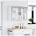 Pensile Da Cucina Con Porta In Vetro Lucca Grigio Cemento - Foto miniatura 3