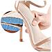 Solette In Pelle - Design A Punta In Pelle Pu Beige - Foto miniatura 4