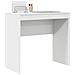 Scrivania Scrittura Bianca MDF 80 x 40 x 76 cm Semplice - Foto miniatura 3
