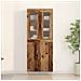 Highboard Legno Vecchio 69.5x34x180 cm Legno Ingegnerizzato - Foto miniatura 4