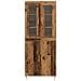 Highboard Legno Vecchio 69.5x34x180 cm Legno Ingegnerizzato - Foto miniatura 6