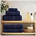 a Panni per il viso SOLUND 4 pcs Blu marino Cotone - Foto miniatura 2