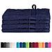 a Panni per il viso SOLUND 4 pcs Blu marino Cotone - Foto miniatura 3