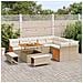 Set Divano da Giardino 12 pcs Beige e Crema 100 x 100 x 71 cm - Foto miniatura 3