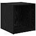 Mobile TV 2 pcs Nero 37 x 35 x 37 cm Legno multistrato - Foto miniatura 5