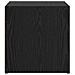 Mobile TV 2 pcs Nero 37 x 35 x 37 cm Legno multistrato - Foto miniatura 7