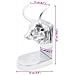 Fermalibri 2 pcs Argento 17 x 15 x 27 cm Alluminio - Foto miniatura 9