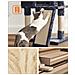 Tiragraffi per gatti - Grigio scuro, corda di sisal, PCT141G01 - Foto miniatura 6