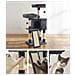 Tiragraffi per gatti - Grigio scuro, corda di sisal, PCT141G01 - Foto miniatura 3