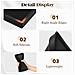 Vassoio Organizer Quadrato Grande In Silicone Per Bagno - Motivo Marmo, 30x12.5x2cm Black - Foto miniatura 3