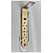 Pannello doccia, Blackswan, tipo M8009, modello oro con bocca, display digitale, doccetta bidet, LED e funzioni SPA, misura 128 cm - Foto miniatura 2