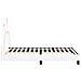 Struttura letto bambini con testata Bianco 90 x 190 cm PU - Foto miniatura 6