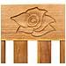 Panchina Rosa con cuscino Naturale 114 x 46 x 82,5 cm - Foto miniatura 7