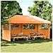 Tenda Party Arancione 292 x 580 x 315 cm Tessuto Oxford - Foto miniatura 2