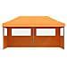 Tenda Party Arancione 292 x 580 x 315 cm Tessuto Oxford - Foto miniatura 3