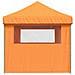 Tenda Party Arancione 292 x 580 x 315 cm Tessuto Oxford - Foto miniatura 5