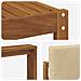 Set di divani da esterno con cuscino 7 pcs Naturale e Beige - Foto miniatura 8