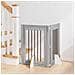 Cancello per cani con supporti 2 pcs Grigio Sonoma 60 x 80 cm - Foto miniatura 2