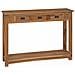 Tavolo consolle Naturale 110 x 30 x 80 cm Legno di teak solido - Foto miniatura 1