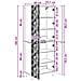 Set di armadi 2 pcs Legno antico Legno ingegnerizzato - Foto miniatura 8