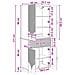 Set di armadi 2 pcs Legno antico Legno ingegnerizzato - Foto miniatura 8