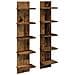 Scaffale da parete 2 pz Legno antico 22 x 15 x 100 cm - Foto miniatura 1