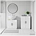 Set di Armadi da Bagno da 2 Pezzi HOORN Bianco Lucido - Foto miniatura 5