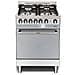 Cucina Elettrico M66MF / C 4 Fuochi a Gas Forno Elettrico Multifunzione Dimensioni 60 x 60 cm Colore Inox Lucidato Serie Maxima 60 - Foto miniatura 1