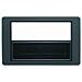 Adattatore autoradio 03383 Mascherina con foro ISO / Doppio Iso / Doppio DIN colore nero SAAB - Foto miniatura 1