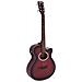 Chitarra Elettro Acustica Western Aw-400 Colore Rossa Redburst - Foto miniatura 1
