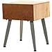 Comodino In Legno Massello Di Abete 43x38x50 Cm - Foto miniatura 6
