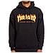 Felpa Con Cappuccio Thrasher Flame Logo Nero (xl, Nero)  - Foto miniatura 3