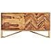 Credenza 118x30x60 Cm In Legno Massello Di Sheesham - Foto miniatura 5