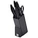 Set Coltelli Da Cucina 7 Pz Laser Cuisine Nero - Foto miniatura 1