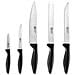Set Coltelli Da Cucina 7 Pz Laser Cuisine Nero - Foto miniatura 3