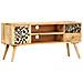 Mobile Porta Tv 100x30x45 Cm In Legno Massello Di Mango - Foto miniatura 1