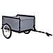 Rimorchio Da Bici Per Il Trasporto Di Merci Nero E Blu 65 Kg - Foto miniatura 4