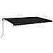 Tenda Automatica con Sensore Vento e LED 500x350 cm Antracite - Foto miniatura 2