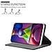 Custodia Compatibile Con Samsung Galaxy M51 In Grigio Nero - Coperchio Protettiva Con Chiusura Magnetica, Funzione Stand E Tasca Per Le Carte - Foto miniatura 2