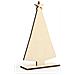 Albero Di Natale In Legno Per Decorare - 9 X 19,5 Cm - Foto miniatura 1