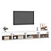 Mobile Porta TV con Luci LED Bianco 270x35x40 cm - Foto miniatura 6