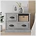 Comodino Grigio Cemento 60x39x45 Cm - Foto miniatura 1