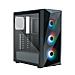 Case CMP 520 Midi Tower ATX, micro ATX, Mini-ITX 1 Porte USB 3.2 Colore Nero (Finestrato) - Foto miniatura 2