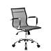 Sedia Con Ruote Traversonen \, Poltrona Direzionale Con Braccioli, Sedia Ergonomica Da Ufficio, Grigio, 62x54h92/102 Cm - Foto miniatura 1