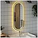 Specchio Da Bagno Led 100x45 Cm Ovale - Foto miniatura 3
