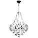 Lampada Da Soffitto Yon Mdl3973 Argento Vetro Decorato E Pietre Effetto Cristallo - Foto miniatura 1