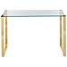 Tavolino Consolle Tilon Vetro Temperato Oro - Foto miniatura 5